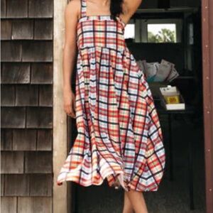 The Heather Dress - Coastal Plaid- Smith & Quinn 11189-1364-1 NWT $185